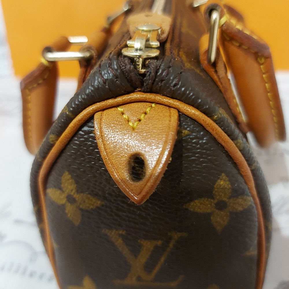 πSOLDπ Louis Vuitton Monogram Speedy Mini Sac HL - Picture 5 of 16